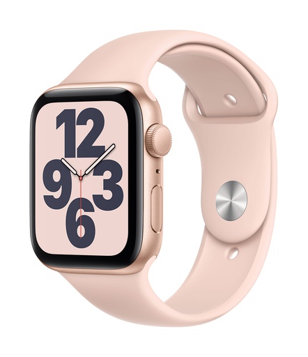 Apple Watch SE 44mm Gold Alu Pink Sand Sport Band GPS