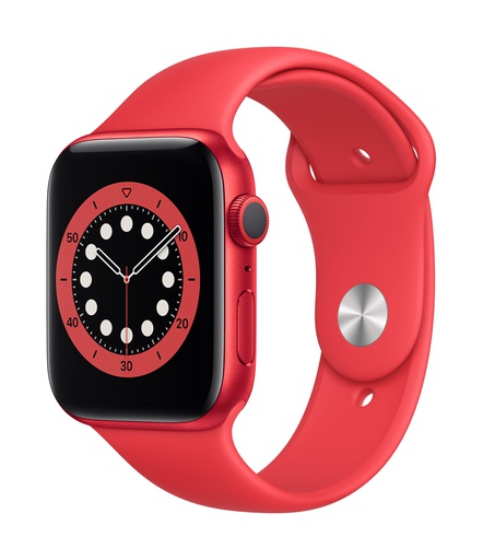Apple Watch Series 6 44mm Red Aluminum Red Sp Band GPS